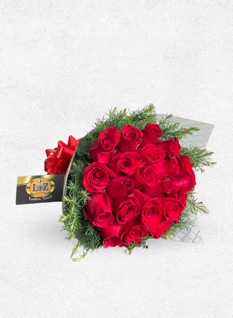 Bouquet 24 Rosas Rojas