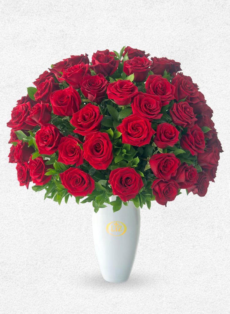 Florero Rubí