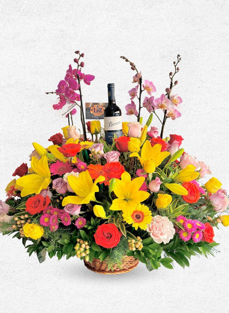 Vino & Flores